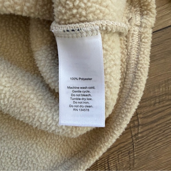 Vineyard Vines Girls Sherpa Fleece Pullover Size 10/12 Quarter Snap Whale Logo - Picture 7 of 10